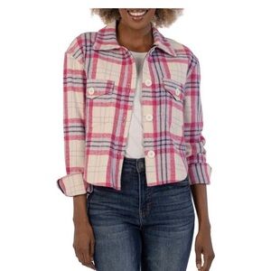 NEW KUT FROM THE KLOTH Lora Plaid Shacket